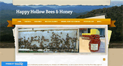 Desktop Screenshot of happyhollowhoney.com